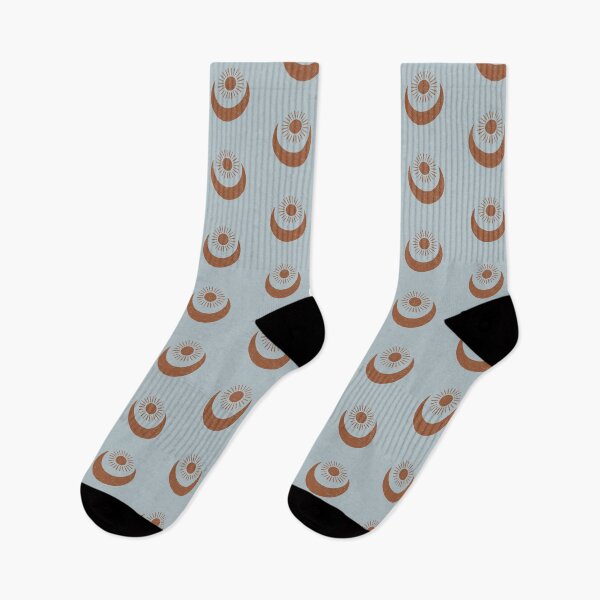 Artikelvorschau, Cosmic Sun And Moon Design Dreamy Aesthetic In Muted Colors Deep Blue & Brown entworfen und verkauft von scorpiolane.