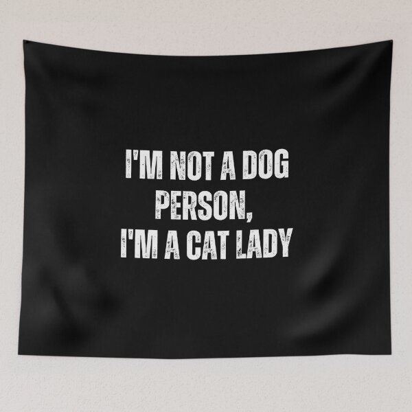 Item preview, I'm not a dog person, I'm a cat lady designed and sold by The Love Quill.