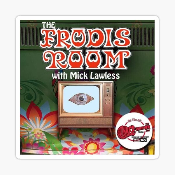 Frodis Room Retro Sticker Sticker