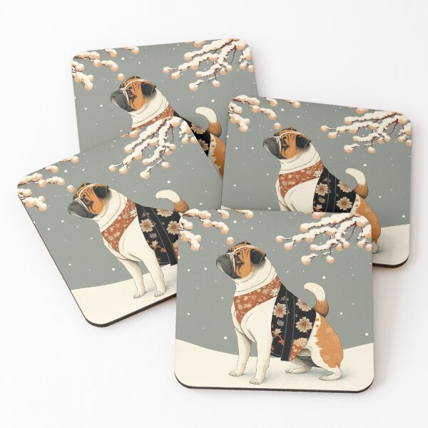 Item preview, Ukiyo-e dog in kimono designed and sold by kamionari.