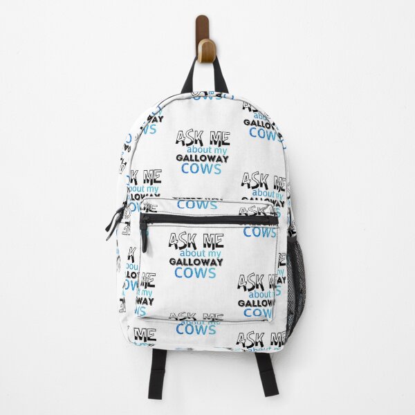 Item preview, White version of Ask me about my Galloway Cows designed and sold by FarmsteadAcers.