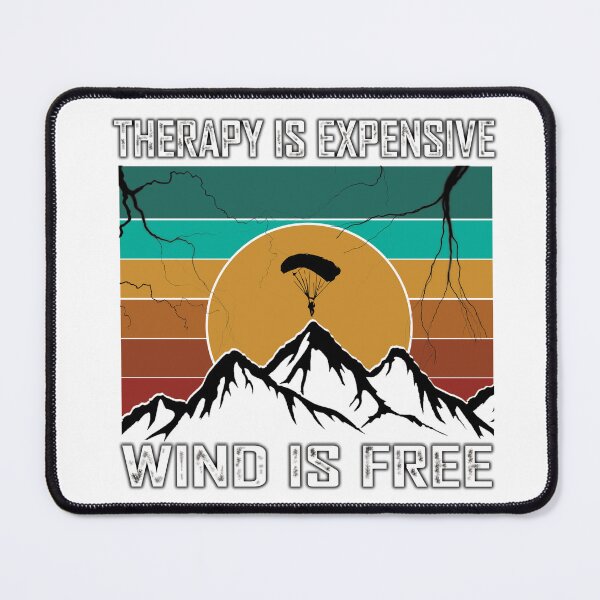 Item preview, Therapy is expensive wind is free lightning design designed and sold by flydye.