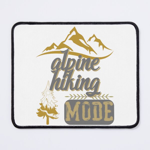 Item preview, alpine hiking mode, forest river sun inside tree pine designed and sold by movie-popcorn.