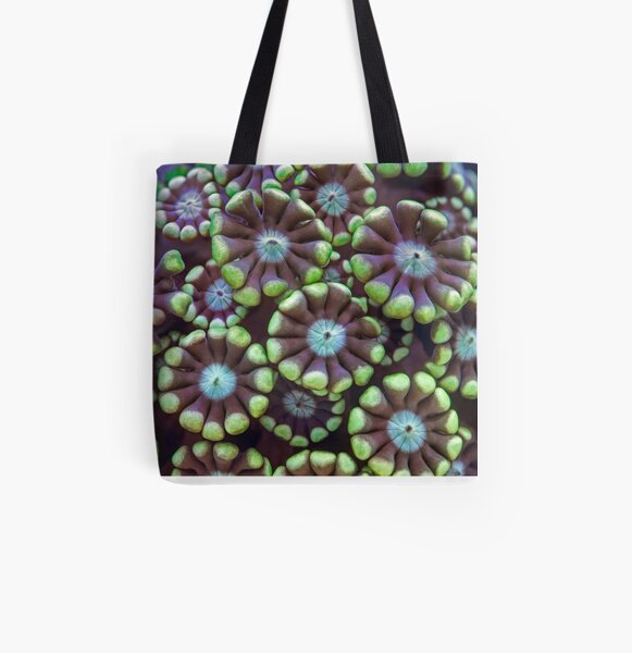 Alveopora coral All Over Print Tote Bag