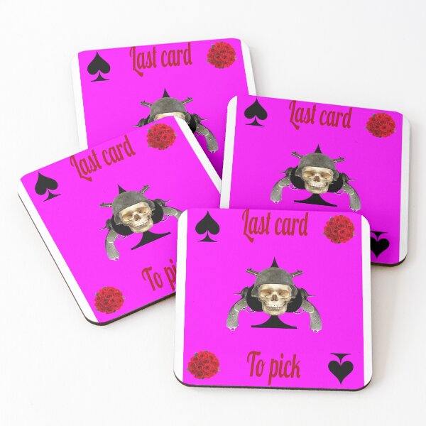 Item preview, Last card to pick, ace of spades, pink designed and sold by Lacasadellora.