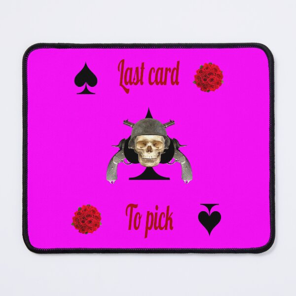 Item preview, Last card to pick, ace of spades, pink designed and sold by Lacasadellora.