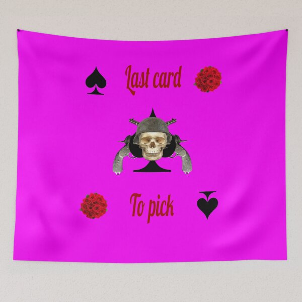 Item preview, Last card to pick, ace of spades, pink designed and sold by Lacasadellora.