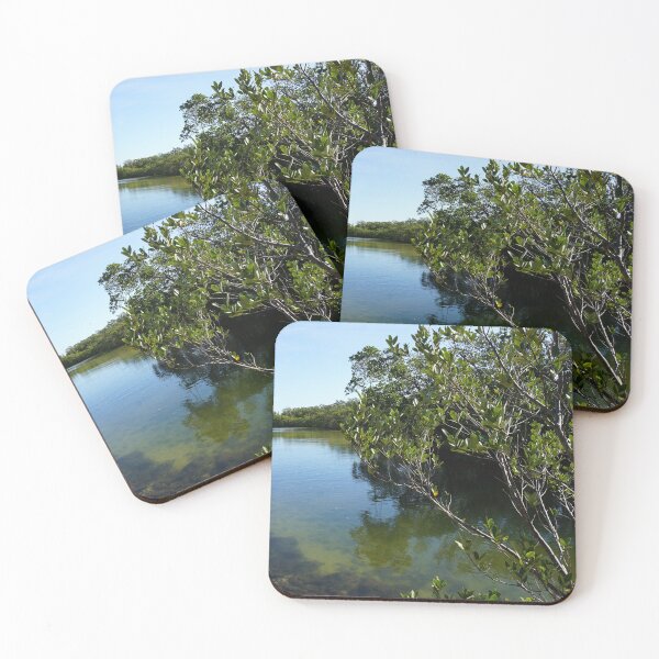 Item preview, Mangroves on the water at Robinson Preserve in Florida designed and sold by Sparkleweather.