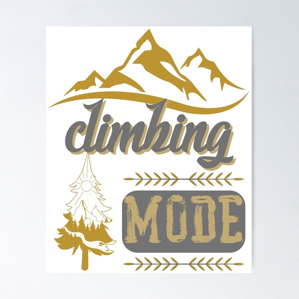 Item preview, climbing mode, forest river sun inside tree pine designed and sold by movie-popcorn.