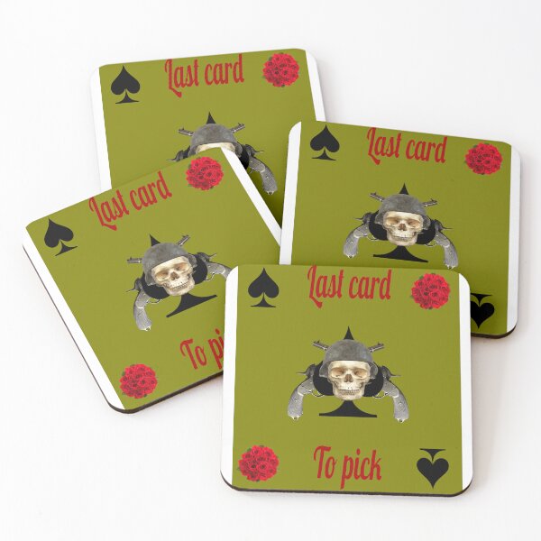 Item preview, Last card to pick, ace of spades, green designed and sold by Lacasadellora.