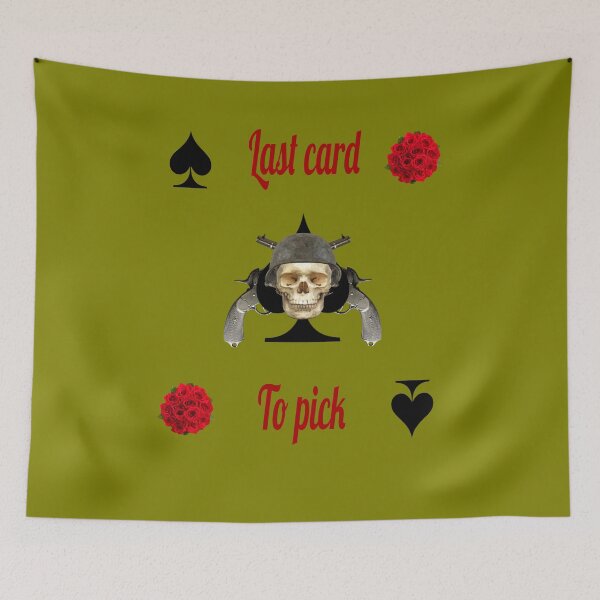 Item preview, Last card to pick, ace of spades, green designed and sold by Lacasadellora.