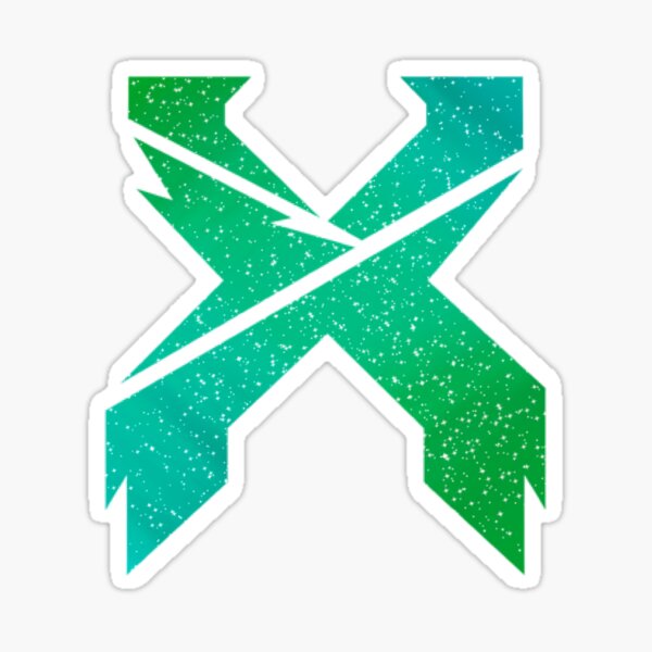 "Throw Ya X Up" Sticker for Sale by MeganxoRenee Redbubble