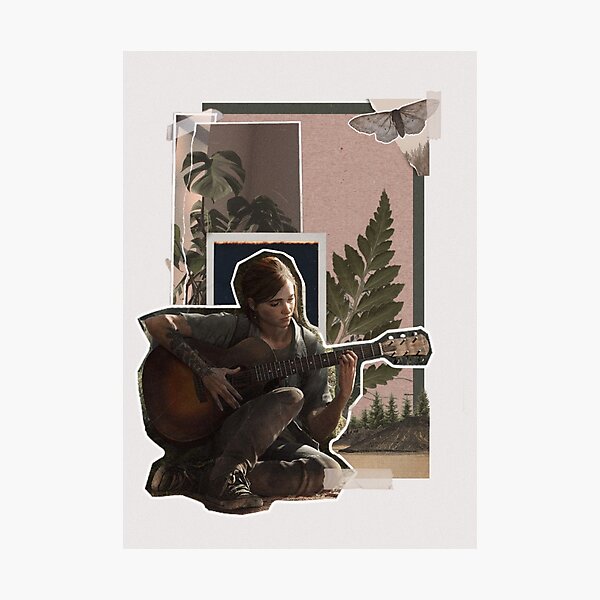 The last of us ellie Guitar Posters Postcard for Sale by brentonclant