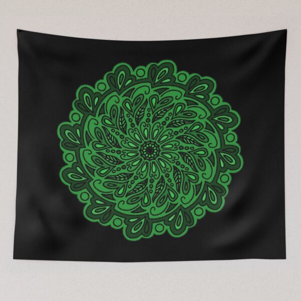 Item preview, Green Mandala designed and sold by radiantdark.