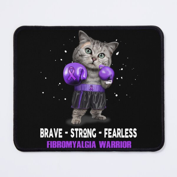 Item preview, Fibromyalgia Warrior - BRAVE STRONG FEARLESS designed and sold by Berriosly.