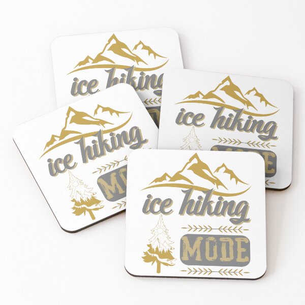 Item preview, ice hiking mode, forest river sun inside tree pine designed and sold by movie-popcorn.