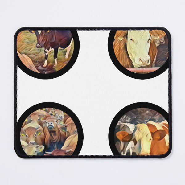 Item preview, Farm cow painting sticker pack designed and sold by FarmsteadAcers.