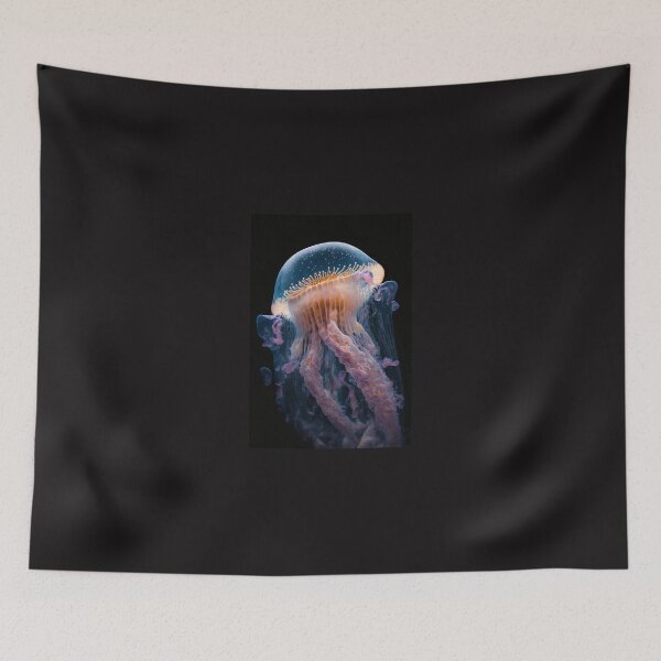 Item preview, Jellyfish Whispers: A captivating display of oceanic art designed and sold by AstralArtisan.