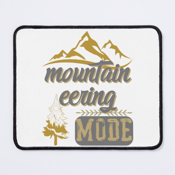 Item preview, mountain eering mode, forest river sun inside tree pine designed and sold by movie-popcorn.