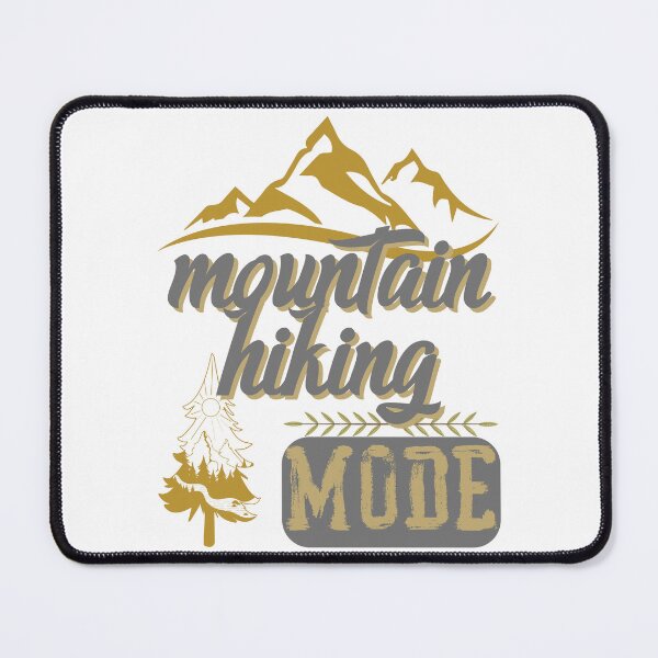Item preview, mountain hiking mode, forest river sun inside tree pine designed and sold by movie-popcorn.