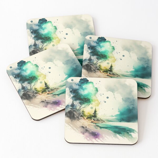 Item preview, Relaxing Watercolor #97 designed and sold by Avocado Design Studio.
