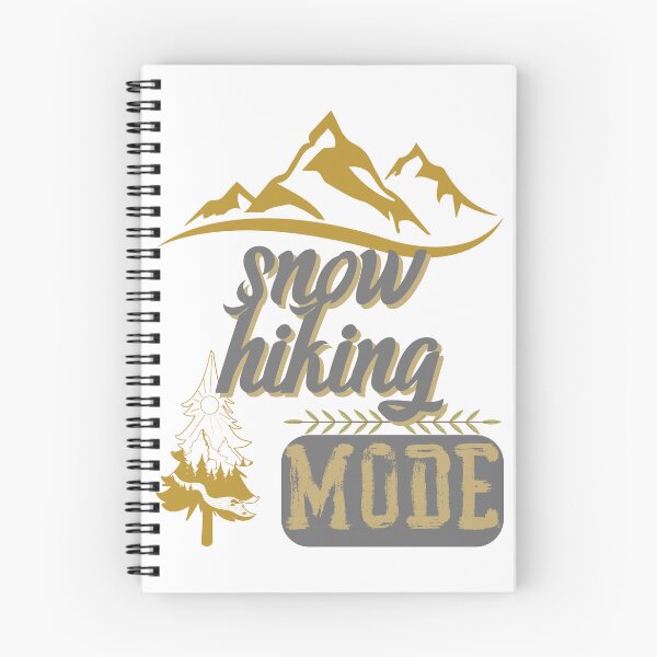 Item preview, snow hiking mode, forest river sun inside tree pine designed and sold by movie-popcorn.