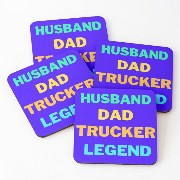 Item preview, Husband dad trucker legend designed and sold by Echo Aesthetics.