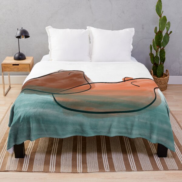 Item preview, capybaras swimming at lake paranoa, brasilia, brazil designed and sold by macedolanna.