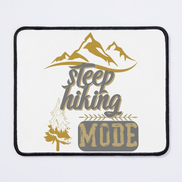 Item preview, steep hiking mode, forest river sun inside tree pine designed and sold by movie-popcorn.