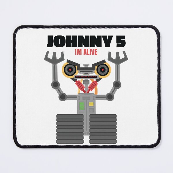Item preview, Johnny 5 Im Alive Short Circuit 1980s Classic Movie Robot Number 5 Need Input designed and sold by doseofwin.