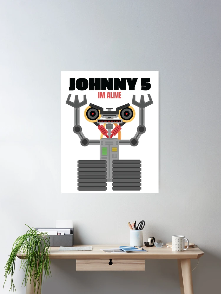 Johnny 5 Im Alive Short Circuit 1980s Classic Movie Robot