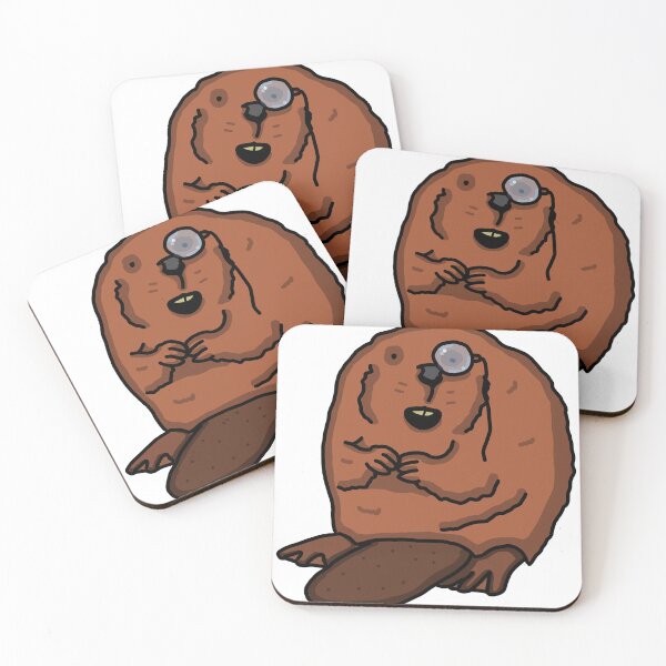 Item preview, Beaver with Monocle designed and sold by Vattila.