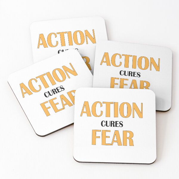 Item preview, Action cures fear - Stay focused! designed and sold by Positive Mindzet!.