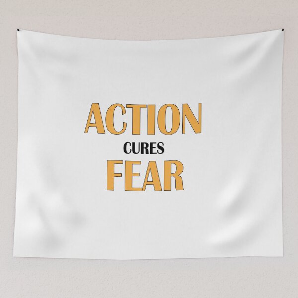 Item preview, Action cures fear - Stay focused! designed and sold by Positive Mindzet!.