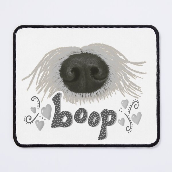 Item preview, Boop Dog Love in BW designed and sold by SurfPixieArt.
