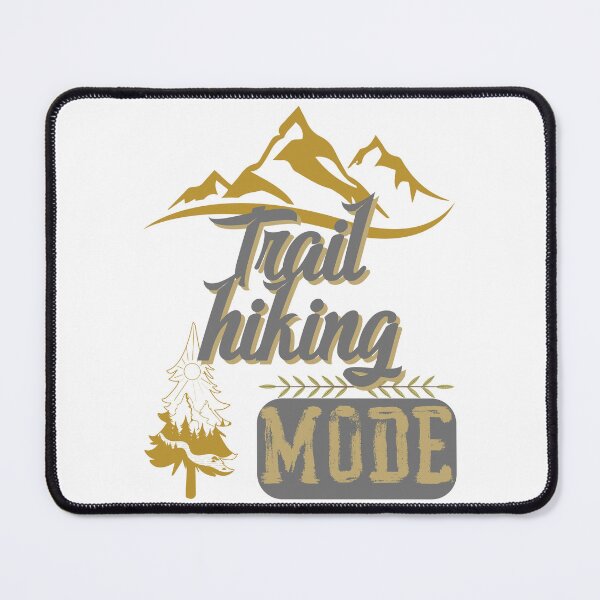 Item preview, trail hiking mode, forest river sun inside tree pine designed and sold by movie-popcorn.