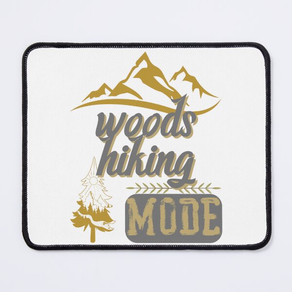 Item preview, woods hiking mode, forest river sun inside tree pine designed and sold by movie-popcorn.