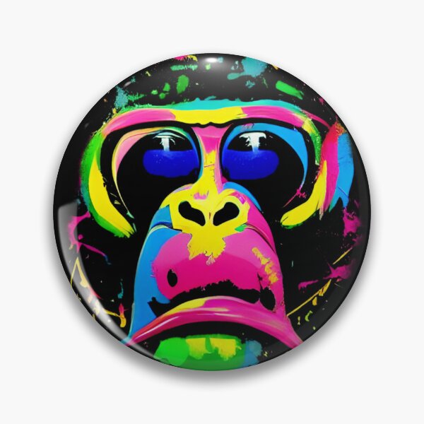 Item preview, Monkey in colours designed and sold by portokalis.