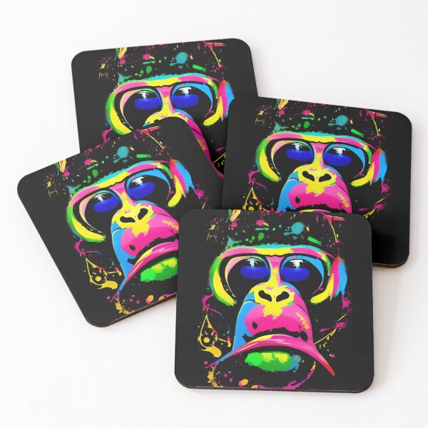 Item preview, Monkey in colours designed and sold by portokalis.