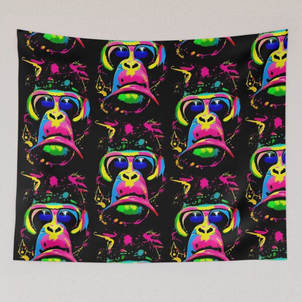 Item preview, Monkey in colours designed and sold by portokalis.