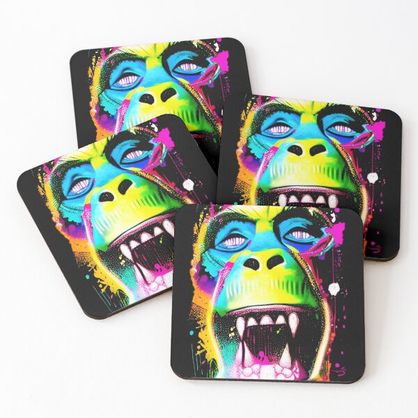 Item preview, Monkey in colours designed and sold by portokalis.