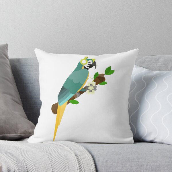 Aperçu de l'œuvre Macaw Mambo (version bleu et or) créée et vendue par Bluefooted.