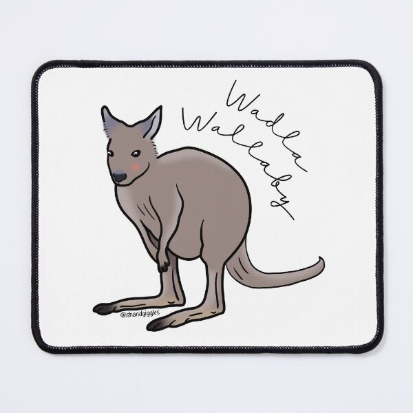 Item preview, Australian Cuties: Wallaby - Wadla designed and sold by Ish and Giggles.