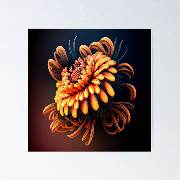 Item preview, metal island flower sculpture 6 designed and sold by AgeeTattoos.