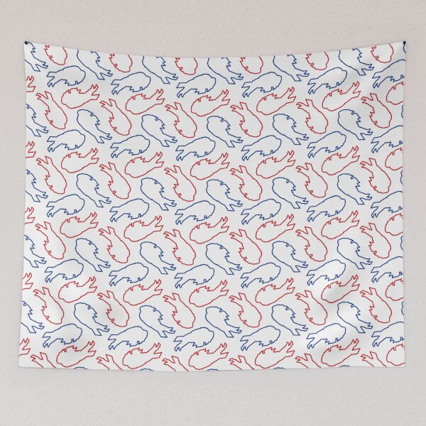 Item preview, Bills Pattern, White Background designed and sold by brittlouise.