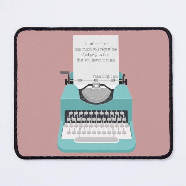 Item preview, I'd rather hear how much you regret me - Lewis Capaldi lyrics designed and sold by Wenby-Weaselbee.