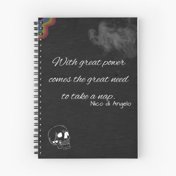 Item preview, Nico di Angelo quote designed and sold by Riordanverse. Grown.