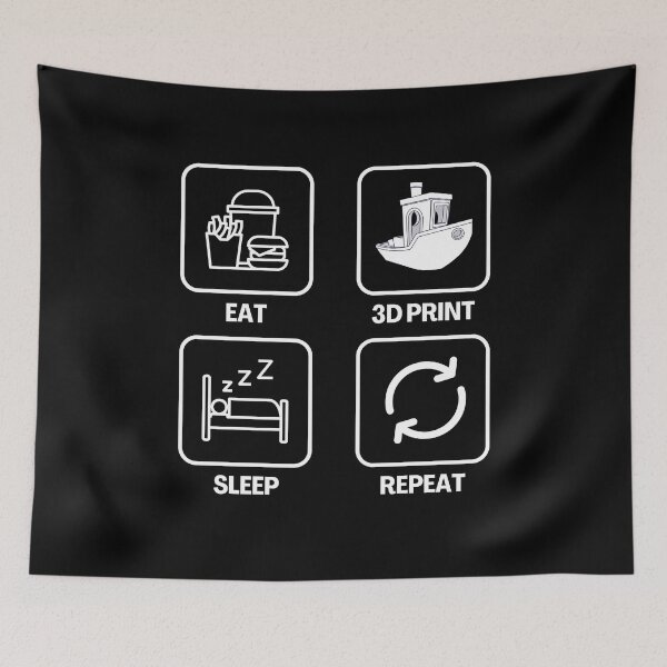 Item preview, Eat  3D Print Sleep Repeat designed and sold by Printint.