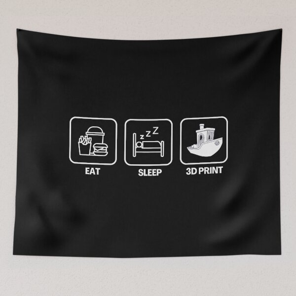Item preview, Eat Sleep 3D Print designed and sold by Printint.