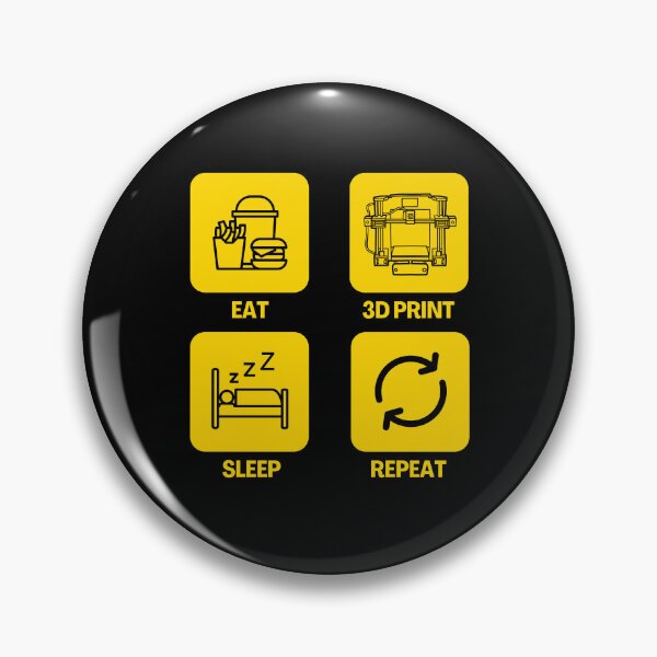 Item preview, Eat 3D Print Sleep Repeat designed and sold by Printint.